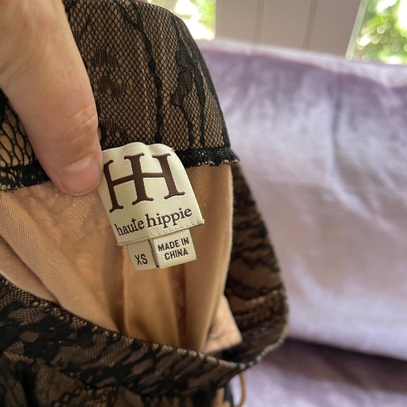 Haute Hippie black lace pants - Picture 3 of 3